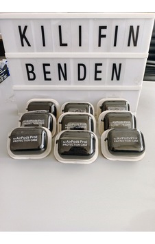 Apple Uyumlu AirPods Pro 1/2 Kılıf Siyah Apple Uyumlu AirPods Pro 1/2 Kılıf Siyah