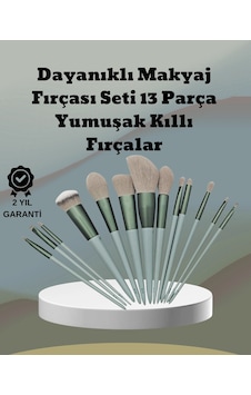 Umuşak Kıllı Estetik Tasarımlı 13'lü Makyaj Fırçası Seti Günlük Ve Profesyonel Kullanım Umuşak Kıllı Estetik Tasarımlı 13'lü Makyaj Fırçası Seti Günlük Ve Profesyonel Kullanım