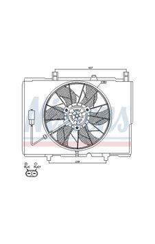 Fan Motoru Komple Mercedes C Serisi W202 A2025053555 85489 Fan Motoru Komple Mercedes C Serisi W202 A2025053555 85489