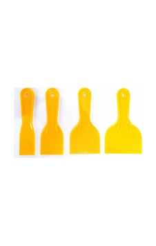 Duyar Plastik Spatula Esnek Ispatula 4 lü Set