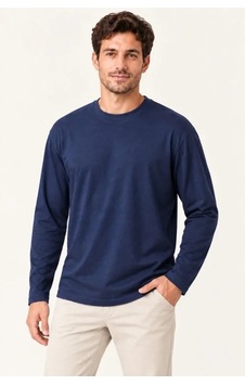 Butik İstanbul Erkek Modal Yumuşak Dokulu Bisiklet Yaka Uzun Kollu Tişört Sweatshirt - Lacivert Butik İstanbul Erkek Modal Yumuşak Dokulu Bisiklet Yaka Uzun Kollu Tişört Sweatshirt - Lacivert