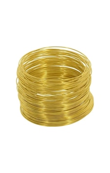 0.5 mm Pirinç Tel Yuvarlak - 10 metre 0.5 mm Pirinç Tel Yuvarlak - 10 metre