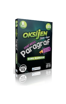 8. Sınıf Paragraf Soru Bankası - Oksijen Yayınları 8. Sınıf Paragraf Soru Bankası - Oksijen Yayınları