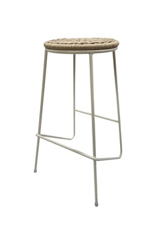 Stilera Bar Taburesi Rattan Krem