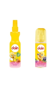 Dalin Kolay Tarama Spreyi Badem Yağlı 200 Ml + Dalin Bebek Kolonyası Sprey Çiçek Bahçesi 100 Ml Dalin Kolay Tarama Spreyi Badem Yağlı 200 Ml + Dalin Bebek Kolonyası Sprey Çiçek Bahçesi 100 Ml