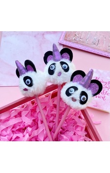 Taros Unick Color Unıcorn Panda Tepeli Kurşun Kalem - 24 Adetli