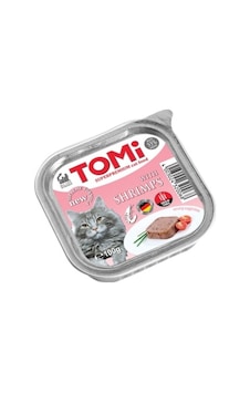 Tomi - 644 - Kedi Karidesli Alüminyum Yaş Mama - Glblseme - 100gr Pate