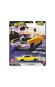 Hot Wheels Premium '66 Chevy Iı Super Nova - Premium Boulevard Sarı 1/64 Diecast Model Araba Çok Renkli Hot Wheels Premium '66 Chevy Iı Super Nova - Premium Boulevard Sarı 1/64 Diecast Model Araba Çok Renkli