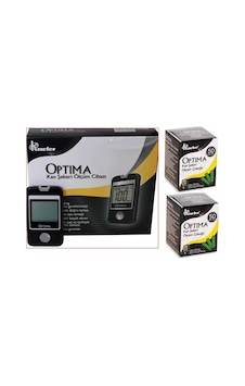 Optima Kan Sekeri Ölçüm Cihazı + Strip 2 Kutu 100 Adet Optima Kan Sekeri Ölçüm Cihazı + Strip 2 Kutu 100 Adet