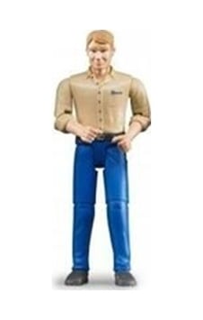 Bruder Açık Tenli Mavi Pantolonlu Adam Br60006 Bruder Açık Tenli Mavi Pantolonlu Adam Br60006