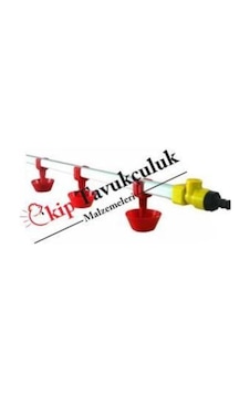 Nipel Suluk Tavuk Suluk Otomatik 60 Cm. 3 Yaylı Çanak