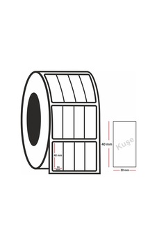 Kuşe Etiket 40X20 MM 4000'lik Rulo Kuşe Etiket 40X20 MM 4000'lik Rulo
