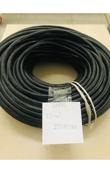 SARTEL 25mm² siyah NYAF kablo (100 mt)