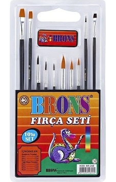 Brons Fırça Seti Sulu Boya Ve Yağlı Boya 10 Lu Br-248 Brons Fırça Seti Sulu Boya Ve Yağlı Boya 10 Lu Br-248