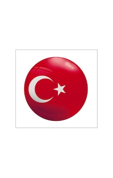 Türk Bayrağı Ay Yıldız Sticker 14 Cm 2 Adet Türk Bayrağı Ay Yıldız Sticker 14 Cm 2 Adet