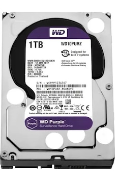 Wd 3.5" 1tb Purple Wd10purz 5400 Rpm 64mb Sata-3 Güvenlik Diski