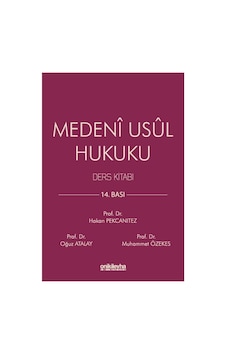 Medeni Usul Hukuku Ders Kitabı - Hakan Pekcanıtez, Oğuz Atalay, Muhammet Özekes Medeni Usul Hukuku Ders Kitabı - Hakan Pekcanıtez, Oğuz Atalay, Muhammet Özekes