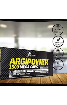 Olimp Argipower Mega Caps 120 Kapsül Arjinin, (Arginine) + Hediye Olimp Argipower Mega Caps 120 Kapsül Arjinin, (Arginine) + Hediye