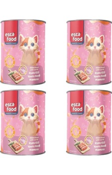 Esca Food Kuzu Etli Yavru Konserve Maması 4x415gr Esca Food Kuzu Etli Yavru Konserve Maması 4x415gr