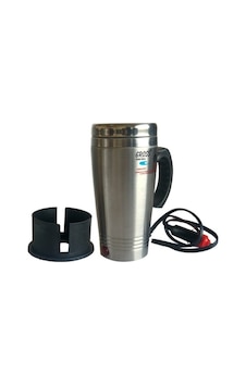Gross 12 V Araç İçi Çakmak Girişli Su Isıtıcı Krom Termos Bardak Gross 12 V Araç İçi Çakmak Girişli Su Isıtıcı Krom Termos Bardak