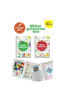 Küçük Dahiler Dikkat Geliştirme Seti - 6+ Yaş-2 Kitap Takım - Ayça G. Derin - İndigo Çocuk Küçük Dahiler Dikkat Geliştirme Seti - 6+ Yaş-2 Kitap Takım - Ayça G. Derin - İndigo Çocuk