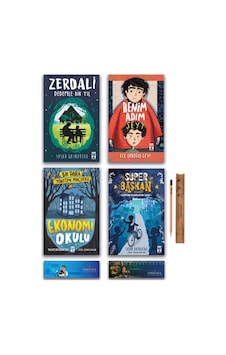 İlk Genç Timaş Benim Adım Şeyy - Zerdali - Ekonomi Okulu - Süper Başkan Set 4 Kitap