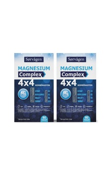 Sorvagen 4x4 Magnezyum Complex 60 Tablet 2 Li Set Sorvagen 4x4 Magnezyum Complex 60 Tablet 2 Li Set