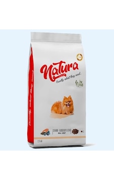 Natura Düşük Tahıllı Somonlu Küçük Irk Yetişkin Köpek Maması 2.75 KG Natura Düşük Tahıllı Somonlu Küçük Irk Yetişkin Köpek Maması 2.75 KG
