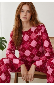 Norcia Sports Kadın Çizgili Regular Fit Kırmızı Pijama Takımı 4766 Çok Renkli - 929323277 Çok Renkli - 929323277 Çok Renkli Norcia Sports Kadın Çizgili Regular Fit Kırmızı Pijama Takımı 4766 Çok Renkli - 929323277 Çok Renkli - 929323277 Çok Renkli