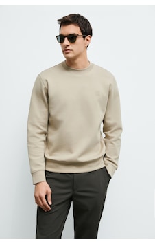 Lufian Grand Erkek Sweatshirt Bej Bej 112030192100550