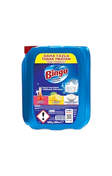 Bingo Sıvı Bulaşık Deterjanı Limon Kokulu 4 KG Bingo Sıvı Bulaşık Deterjanı Limon Kokulu 4 KG