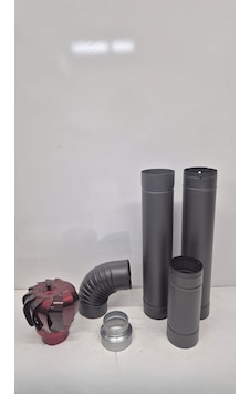 Fırıldaklı Boru Seti 2 Adet 70 Cm, 1 Adet 33 Cm Boru, Dirsek Ve 10 13 Dönüştürücü Aparat Pelet Sobası Fırıldaklı Boru Seti 2 Adet 70 Cm, 1 Adet 33 Cm Boru, Dirsek Ve 10 13 Dönüştürücü Aparat Pelet Sobası