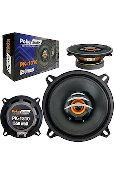 Oto Hoparlör 550w 13cm Tweeterli 2 Adet Poke Pk-1310