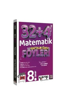 8. Sınıf Matematik 32+4 Haftalık Ödev Föyleri