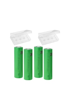 Sony US18650VTC4 2100 mAh 3.7 V 30A Şarj Edilebilir Pil 4'lü + Pil Kutusu 2'li Sony US18650VTC4 2100 mAh 3.7 V 30A Şarj Edilebilir Pil 4'lü + Pil Kutusu 2'li