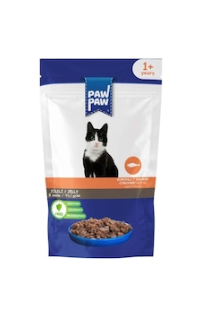 Paw Paw Kedi Yaş Maması Somonlu 85 Gr Paw Paw Kedi Yaş Maması Somonlu 85 Gr