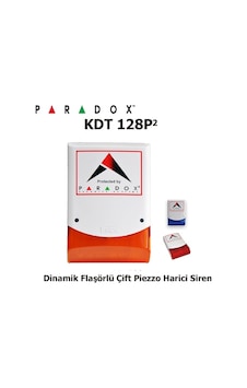 Paradox KDT PS-128P1 Dinamik Flaşörlü Piezzo Harici Siren Paradox KDT PS-128P1 Dinamik Flaşörlü Piezzo Harici Siren