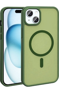 Nihcase Apple Uyumlu iPhone 15 Kılıf M-safe Şarj Özellikli Mat Arka Yüzey Sio Kapak