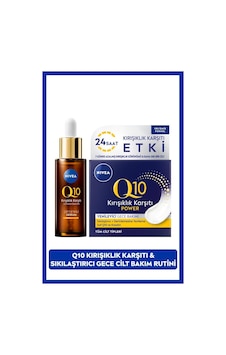 Nivea Q10 Power Kırışık Gece Bakım Kremi 50 ML + Q10 Çift Etkili Serum 30 ML Nivea Q10 Power Kırışık Gece Bakım Kremi 50 ML + Q10 Çift Etkili Serum 30 ML