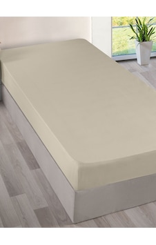 Menderes Home Cotton Collection Ranforce Çift Kişilik Çarşaf Düzboya Krem