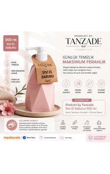 Produkt By Tanzade Nemlendirici Sıvı El Sabunu Günlük Bakım Ve Hijyen 500 Ml Produkt By Tanzade Nemlendirici Sıvı El Sabunu Günlük Bakım Ve Hijyen 500 Ml