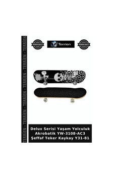 Delux Serisi Yaşam Yolculuk Akrobatik Yw-3108-ac3 Şeffaf Teker Kaykay Y31-81 Çok Renkli Delux Serisi Yaşam Yolculuk Akrobatik Yw-3108-ac3 Şeffaf Teker Kaykay Y31-81 Çok Renkli