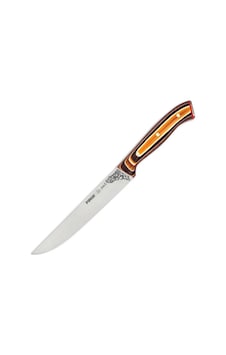 Pirge 32050 Elite Mutfak, Ekmek Bıçağı 15,5 Cm - Kahverengi Perçinli Kompozit Sap