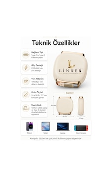 240w Type-c To Type-c Krem Teleskopik Şarj Ve Veri Kablosu, Geri Sarılabilir Mini Tasarım, Kademeli Uzunluk Ayarı,taşınabilir Hızlı Şarj Kablosu Krem