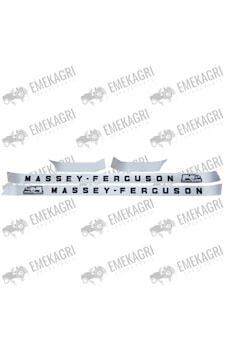 Massey Ferguson Yan Yazı Mat