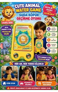 Suda Halka Köpük Geçirme Oyunu Sevimli Hayvanlar Dünyası Duyusal Gelişim Destekli Nostaljik Aslan 25 Suda Halka Köpük Geçirme Oyunu Sevimli Hayvanlar Dünyası Duyusal Gelişim Destekli Nostaljik Aslan 25