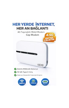 4g Taşınabilir Mobil Modem - Sim Kart Tak Çalıştır. Kullanımı Kolay - Süper Hızlı Bağlantı 4g Taşınabilir Mobil Modem - Sim Kart Tak Çalıştır. Kullanımı Kolay - Süper Hızlı Bağlantı