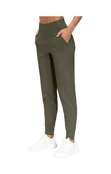 Kadın Yüksek Bel Yoga Koşu Egzersiz Joggers Hafif Eşofman Altı Joger-eşofman Haki Kadın Yüksek Bel Yoga Koşu Egzersiz Joggers Hafif Eşofman Altı Joger-eşofman Haki