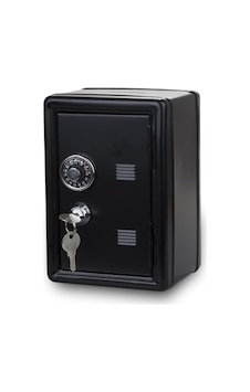 Elba Para Kasası Şeklinde Metal Kilitli Kumbara Siyah 769737098275 Elba Para Kasası Şeklinde Metal Kilitli Kumbara Siyah 769737098275