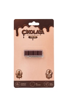 Sevimli Çikolata Tasarım 64 Gb Usb 2.0 Flash Bellek - Askı Zincirli